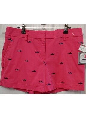 Shark Embroidered Shorts Sz 8